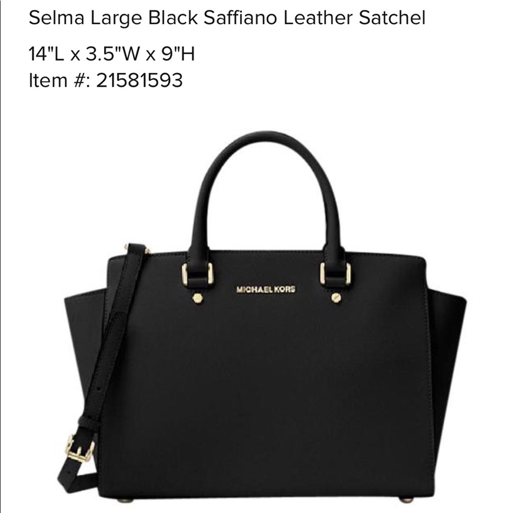 Micheal Kors Selma Handbag- large